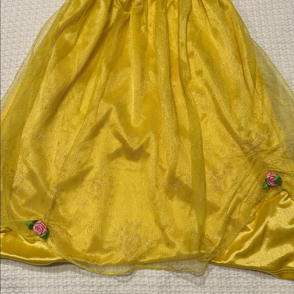Disney size 4T Yellow Princess Dress with Pink Accents.  Great condition - Picture 3 of 4